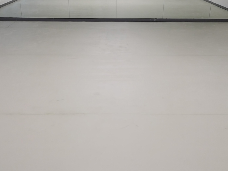 重庆江北个人舞蹈室5004米色小丑地胶案例4